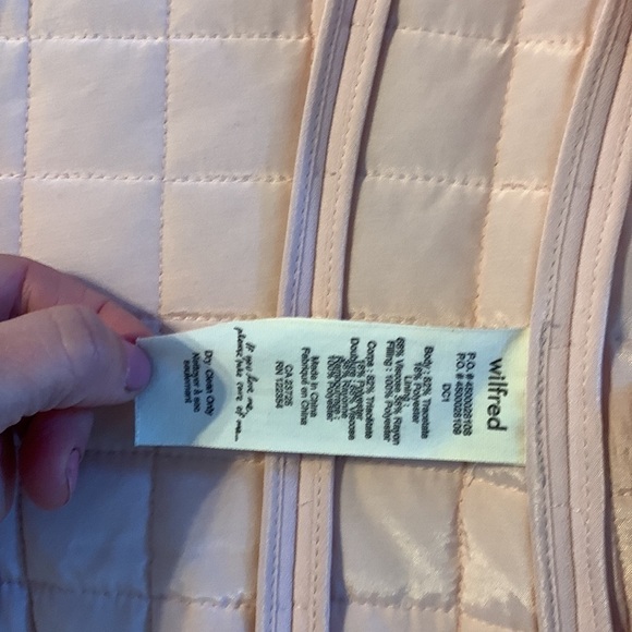 Wilfred Quilted open Jacket blazer, light Pink, Size S pocket’s slightly cropped - Picture 6 of 15